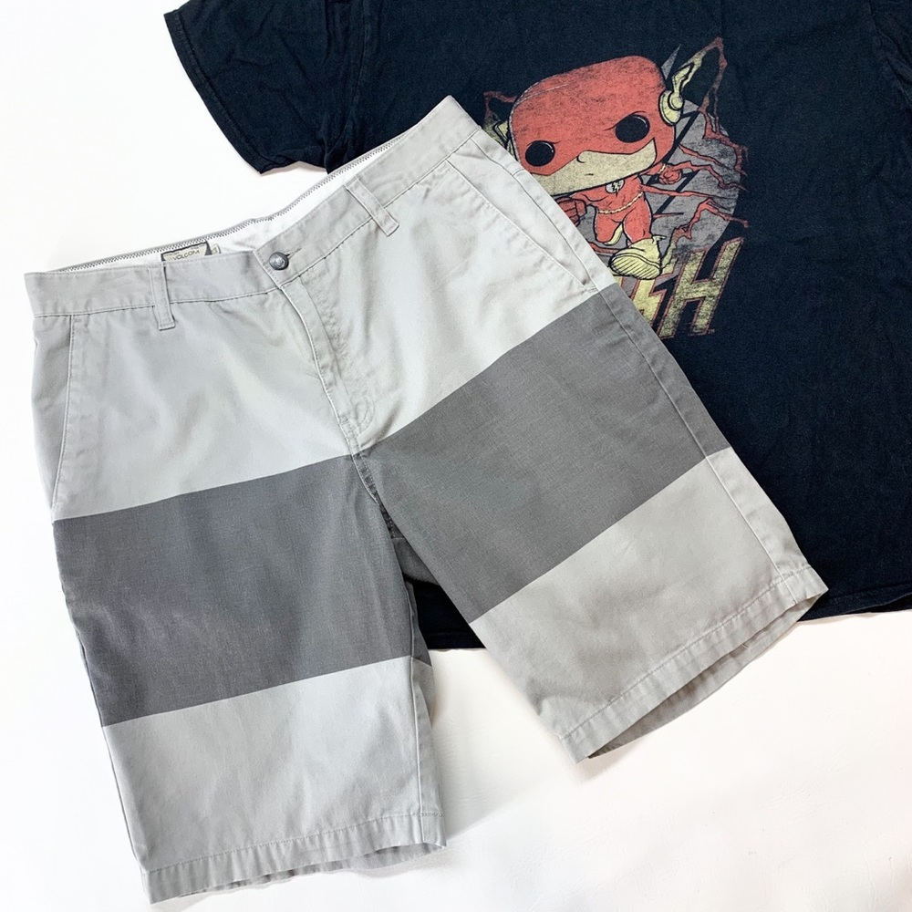 Volcom Monty Block Short, Striped